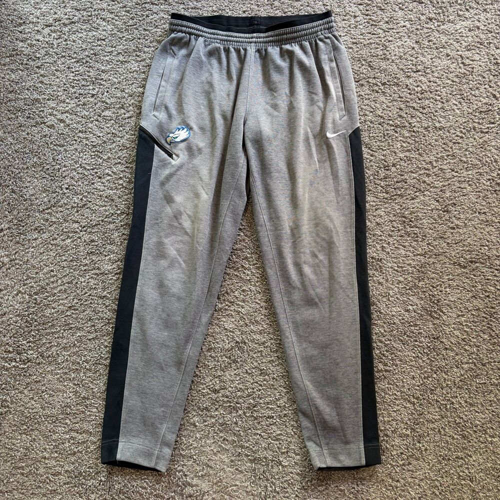 Nike FGCU Florida Gulf Coast Eagles Basketball Team Issued Sweatpants Grey XL